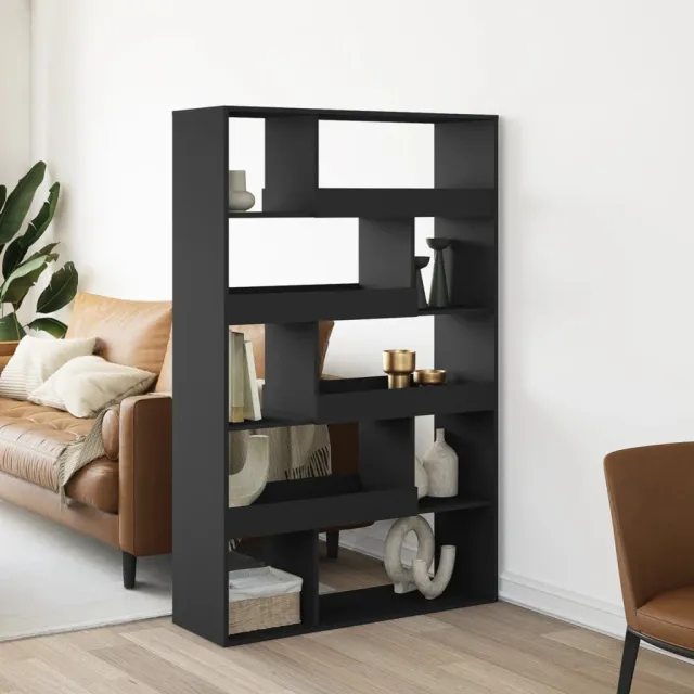vidaXL Boekenkast 100x33x156,5 cm bewerkt hout zwart, foto 2