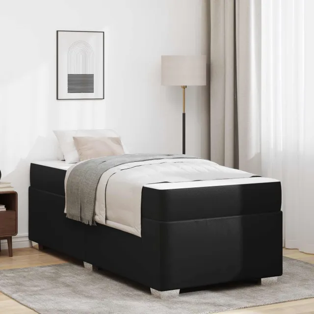 vidaXL Bedframe Zwart 100 x 200 cm PVC