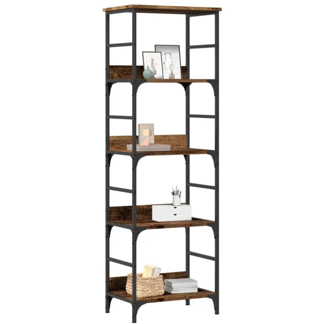 vidaXL Boekenkast 50x33x153 cm bewerkt hout oud houtkleurig Bruin