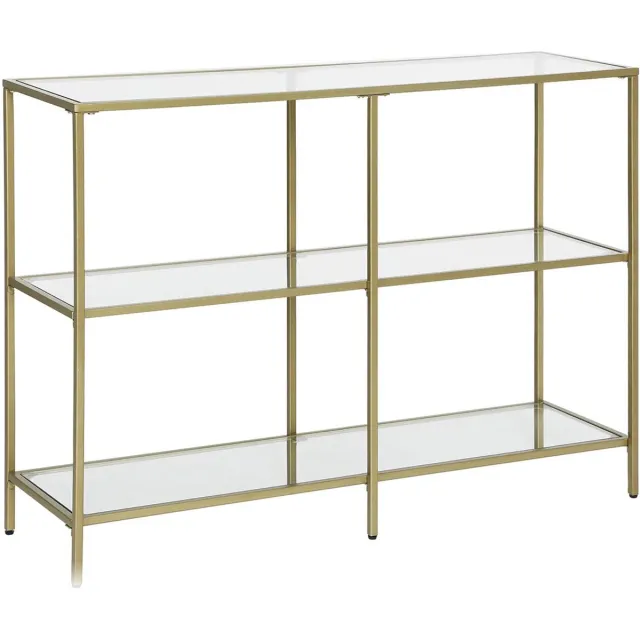 Songmics Consoletafel - Gehard glas Goud