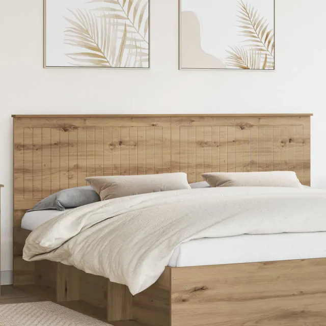 vidaXL Hoofdbord Artisan Eiken Bewerkt hout Bruin