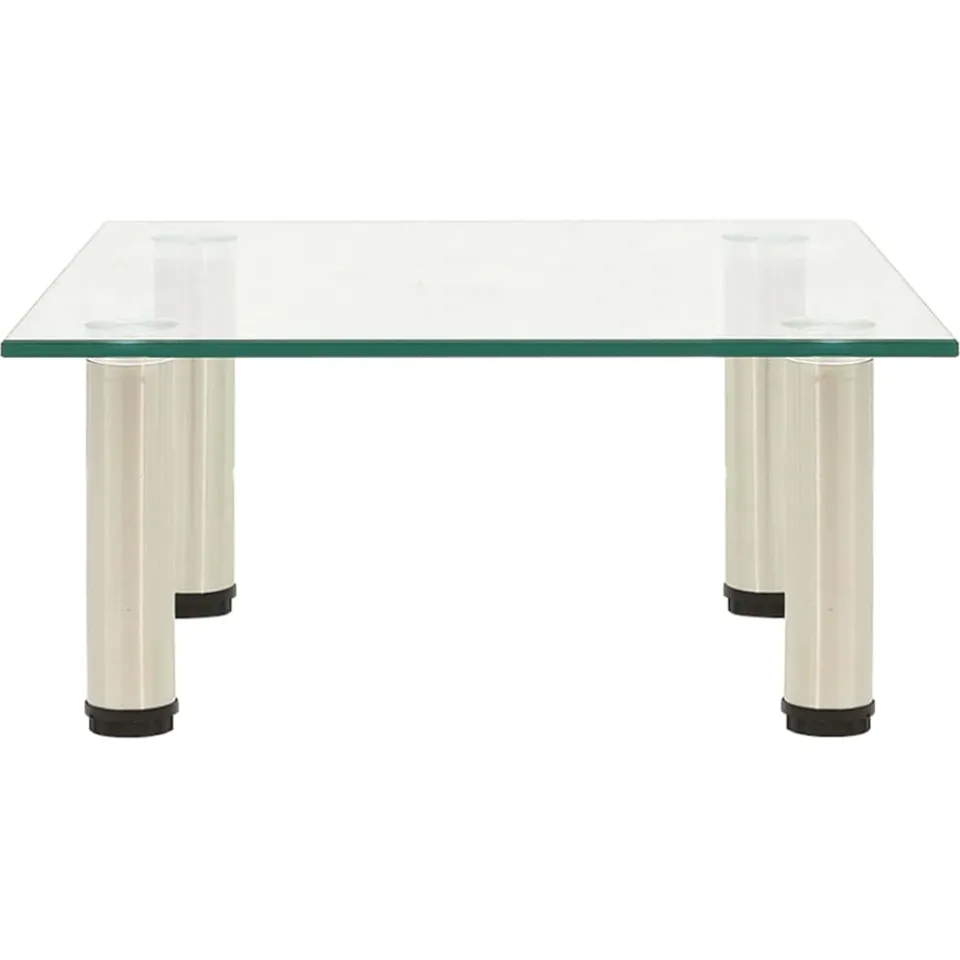 vidaXL Tv-meubel 40x35x17 cm gehard glas transparant transparent, foto 2