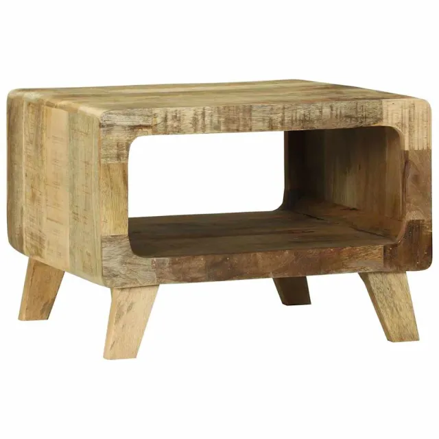 vidaXL Salontafel Bruin 50 x 50 x 35 cm Massief Mango Hout