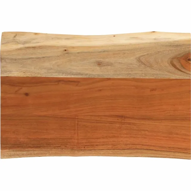 vidaXL Tafelblad rechthoekig natuurlijke rand 50x40x3,8 cm acaciahout Bruin