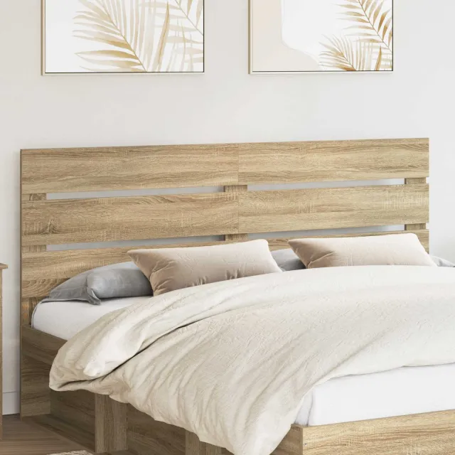 vidaXL Hoofdbord Sonoma Eiken Bewerkt hout Bruin