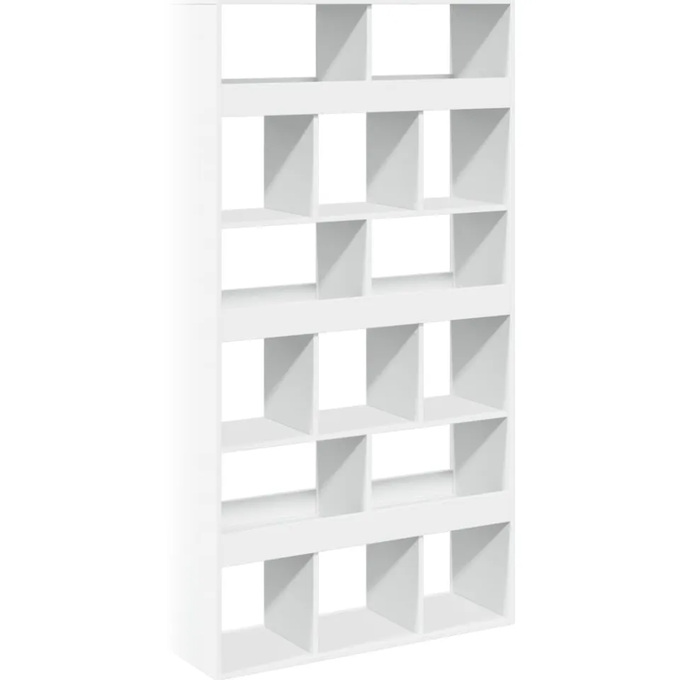 vidaXL Boekenkast 100x33x187,5 cm bewerkt hout wit, foto 3
