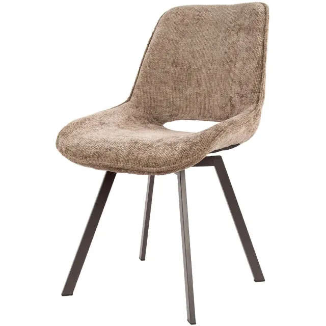 Nest of Nora Set van 4 - Nest of Nora Draaibare eetkamerstoelen Eldan - Champagne Goud