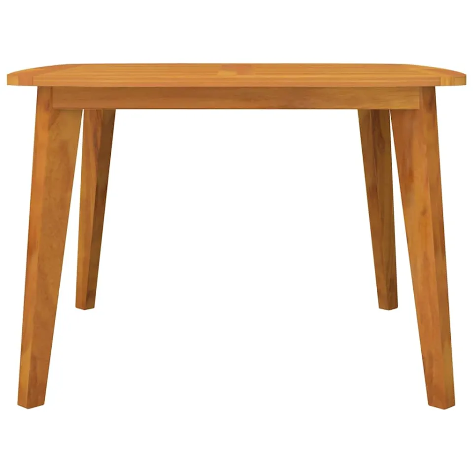 vidaXL Tuintafel 110x110x75 cm massief acaciahout bruin