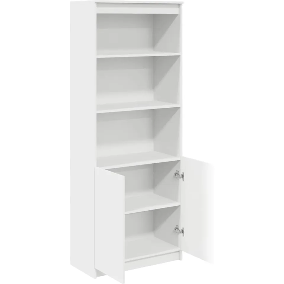 vidaXL Hoge kast 70x35x180 cm bewerkt hout wit, foto 4