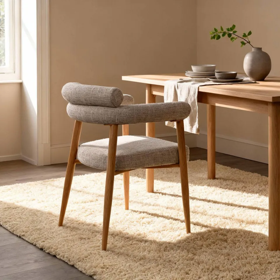 Giga Meubel Lidingö eetkamerstoel beige naturel, foto 4
