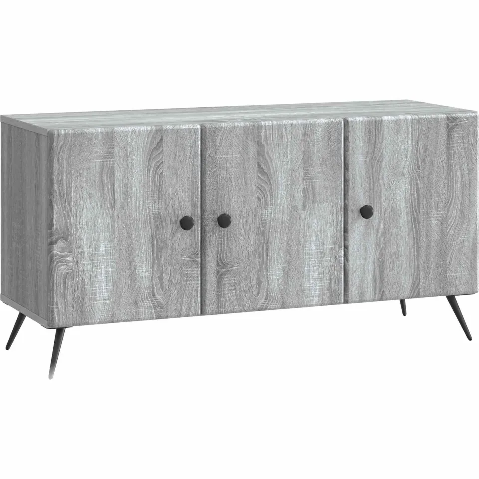 vidaXL TV-kast Grijs sonoma 99 x 34,5 x 50 cm Bewerkt hout