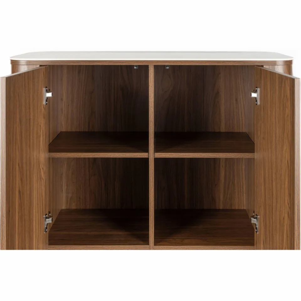 Housecraft Living Almira Kast Hout/ Marmerlook Walnootkleur, foto 6