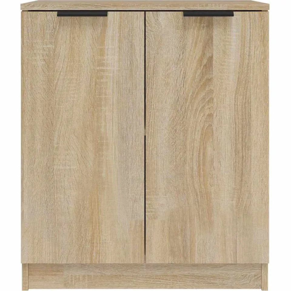 vidaXL Dressoir 60x30x70 cm bewerkt hout sonoma eikenkleurig Bruin