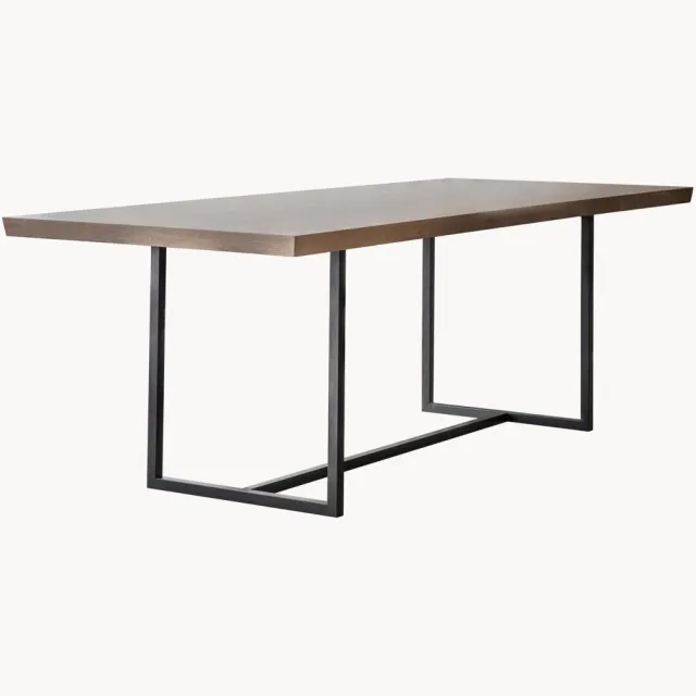 Gallery Direct Eettafel Forden, 220 x 90 cm Zwart