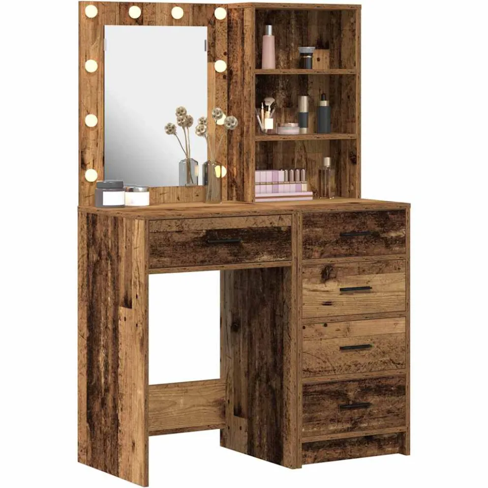 vidaXL Plafondtafel 2 st Bruin 50 x 41 x 135 cm Bewerkt hout