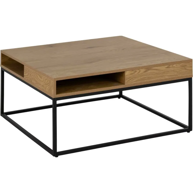 Bendt Salontafel 'Nightingale' EIken, 80 x 80cm, kleur Naturel bruin