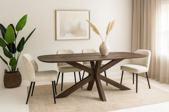 NordXL Mangohouten tafel Lissabon