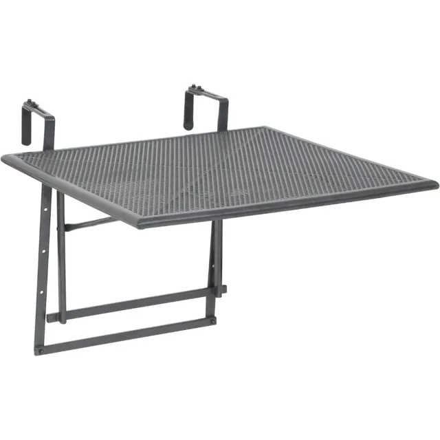 Br@ndless Balkontafel Hangend – Inklapbaar Balkonbar - Hangtafel Voor Aan Het Balkon – Hang tafel Balkon - Vouwtafel - Wandtafel – Grijs