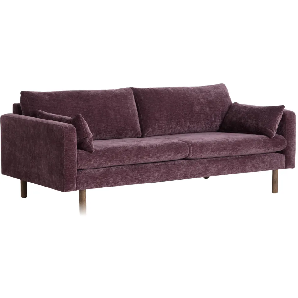 NOUS Living 3-zitsbank Adam burgundy, foto 3