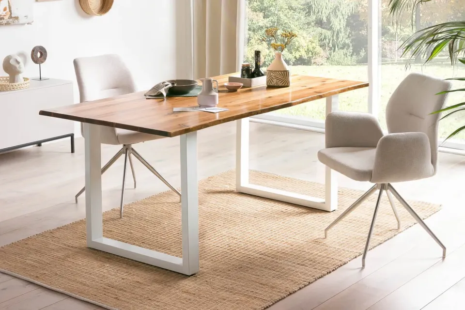 Eetkamertafel Lizzy Acacia bruin, foto 2