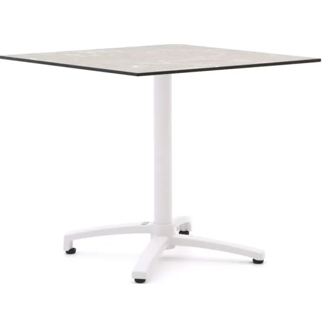 Bellagio tuinmeubelen Bellagio Canzo klaptafel 80x80x73cm Wit