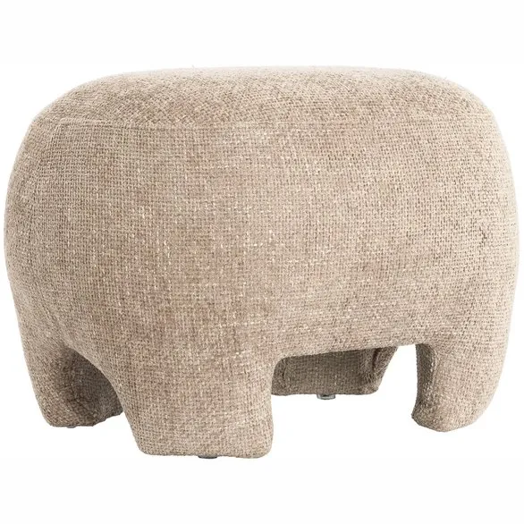 Light & Living Poef Zenica - Bruin - 53x41x38cm - Modern