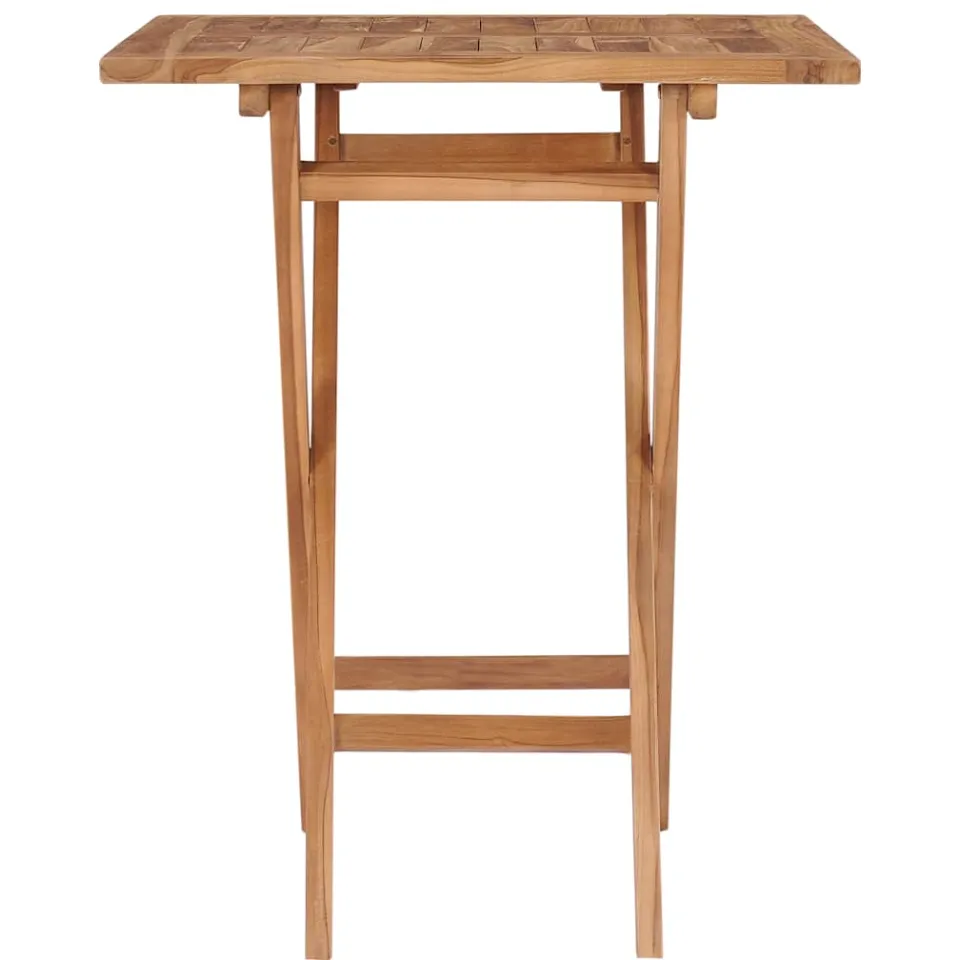 vidaXL Tuintafel inklapbaar 60x60x75 cm massief teakhout bruin, foto 4