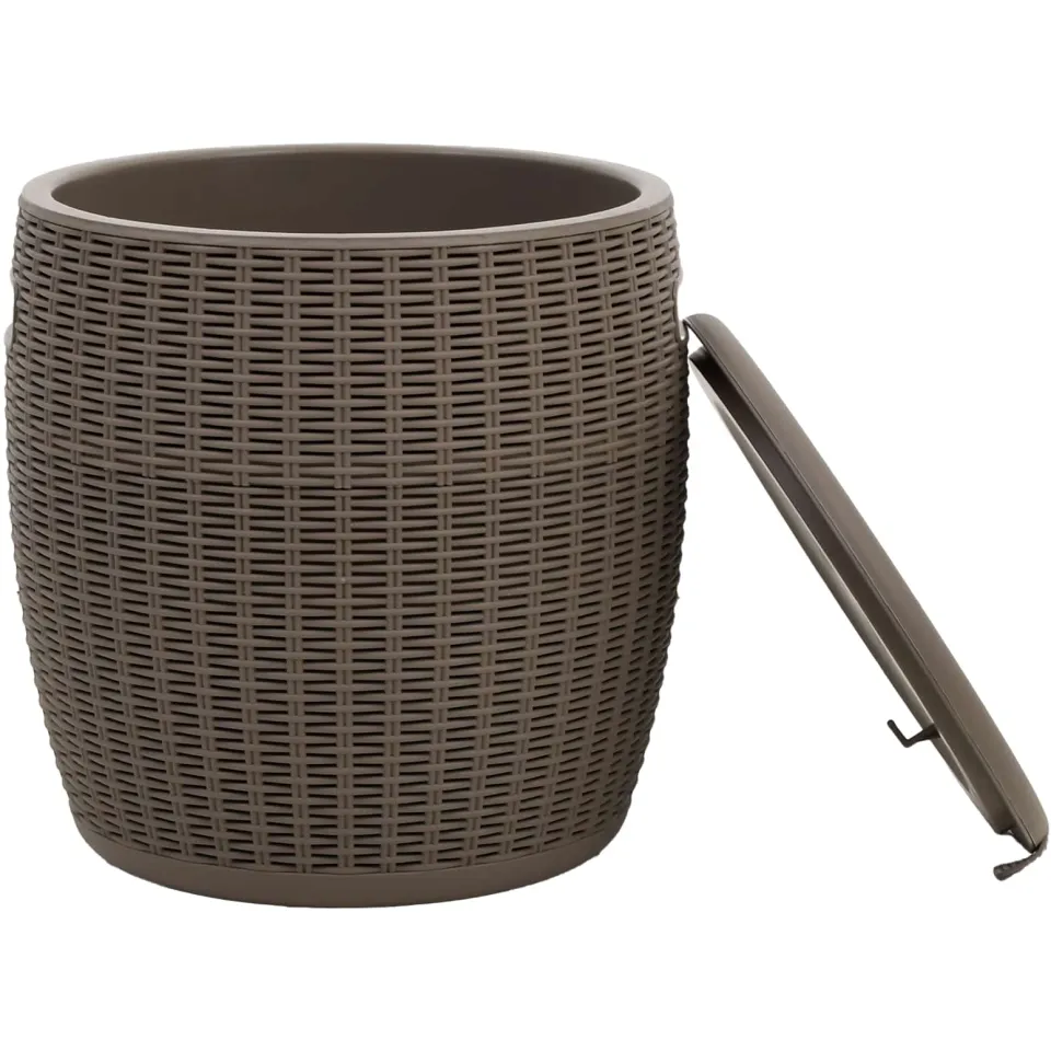 vidaXL Tuinbox 4-in-1 polypropeen lichtbruin bruin, foto 2