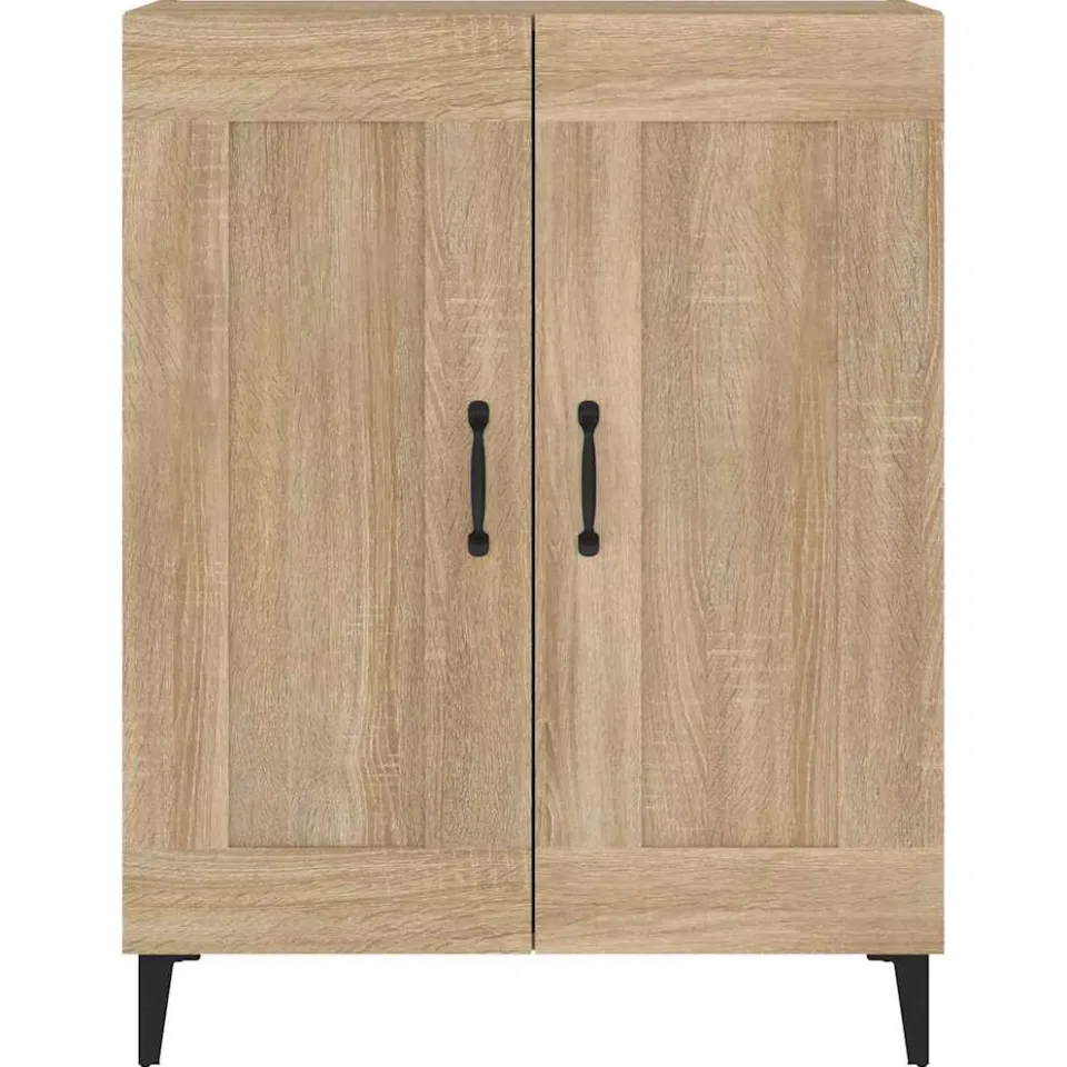 vidaXL Dressoir 69,5x34x90 cm bewerkt hout sonoma eikenkleurig, foto 4