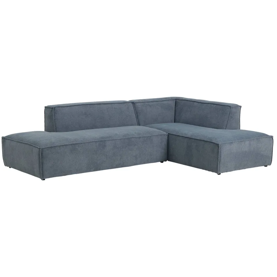 NOUS Living hoekbank rechts Newton blauw, foto 3