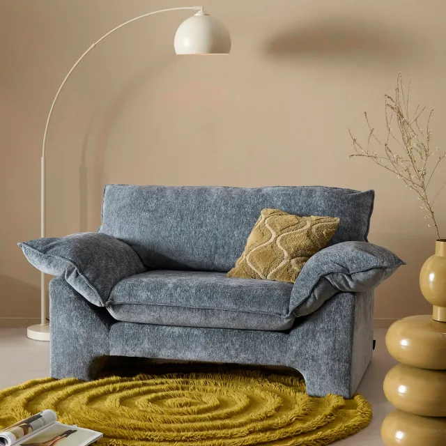 NOUS Living Woodstock loveseat blauw, foto 2