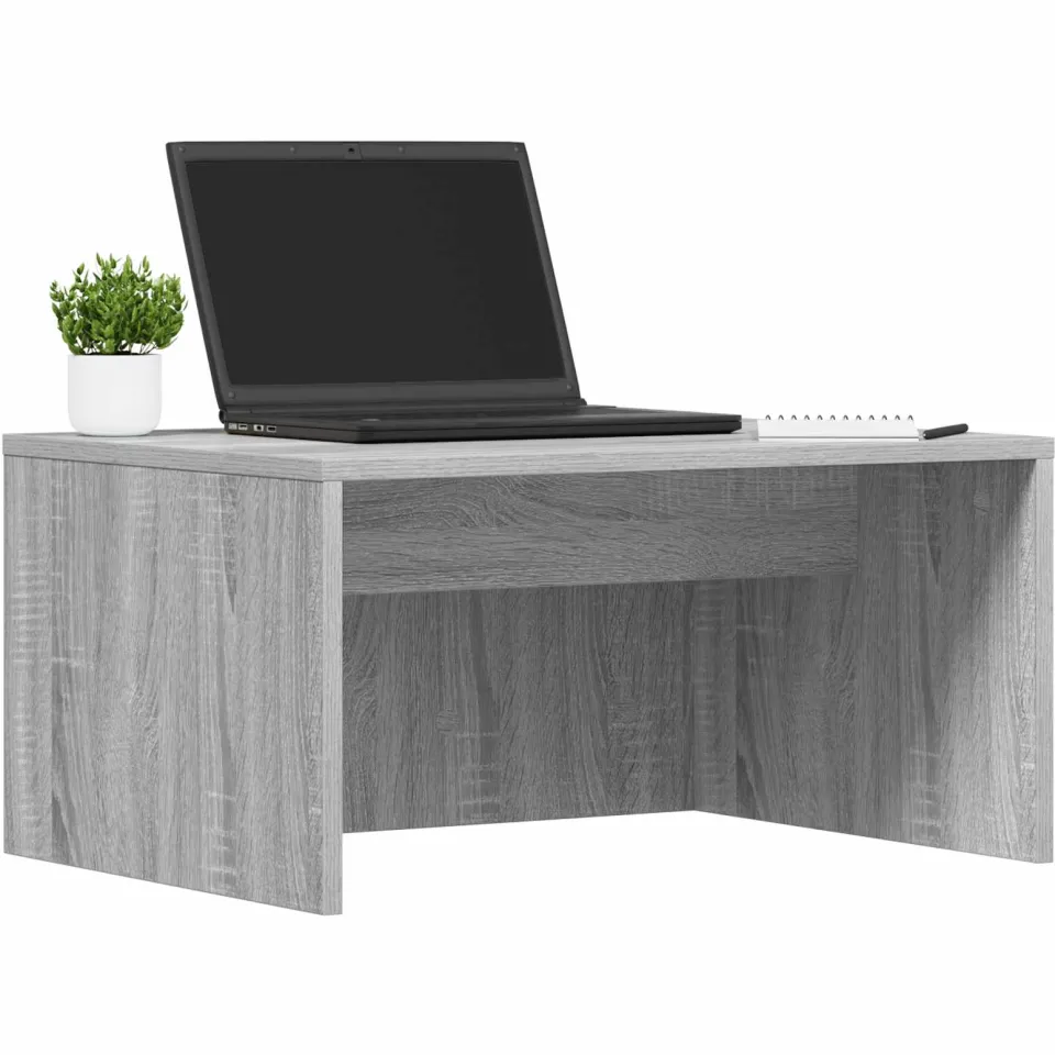 vidaXL Wandbureau Grijs Sonoma 60 x 45 x 30 cm Bewerkt hout