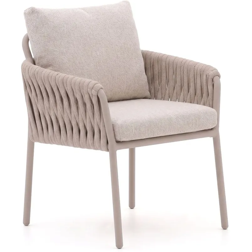 Suns Fiave/Nova ø150cm low dining tuinset 6-delig Taupe