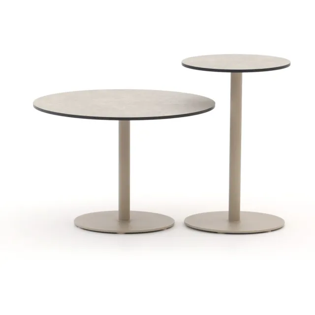 Tierra Outdoor Solea loungetafelset 2-delig Taupe