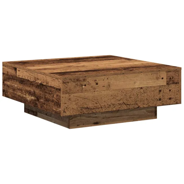 vidaXL Salontafel Oud Hout 80 x 80 x 31 cm Bruin
