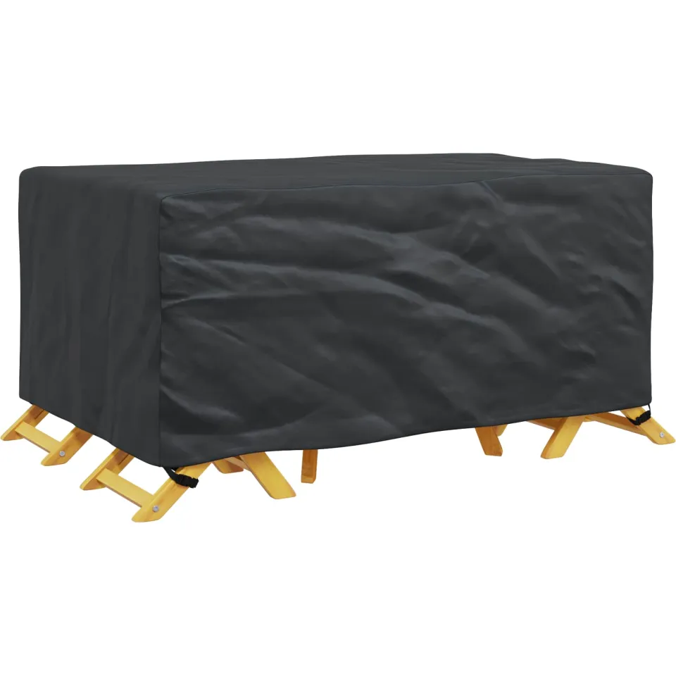 vidaXL Meubelhoes Effen Zwart 172 x 113 x 73 cm