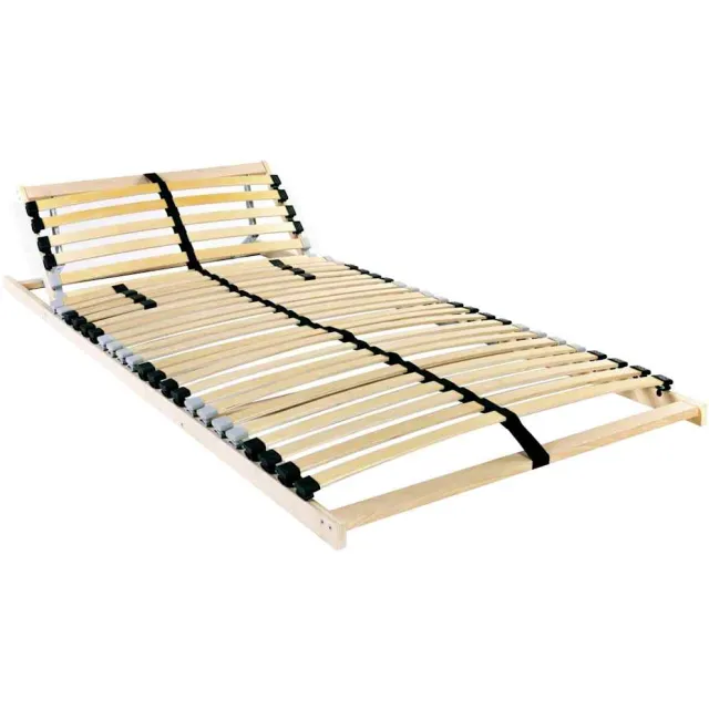 vidaXL Lattenbodem Bruin 120 x 190 cm Massief beukenhout