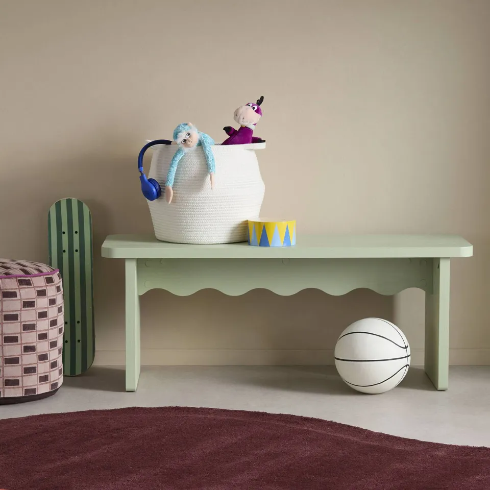 NOUS Living Waves bankje groen, foto 5