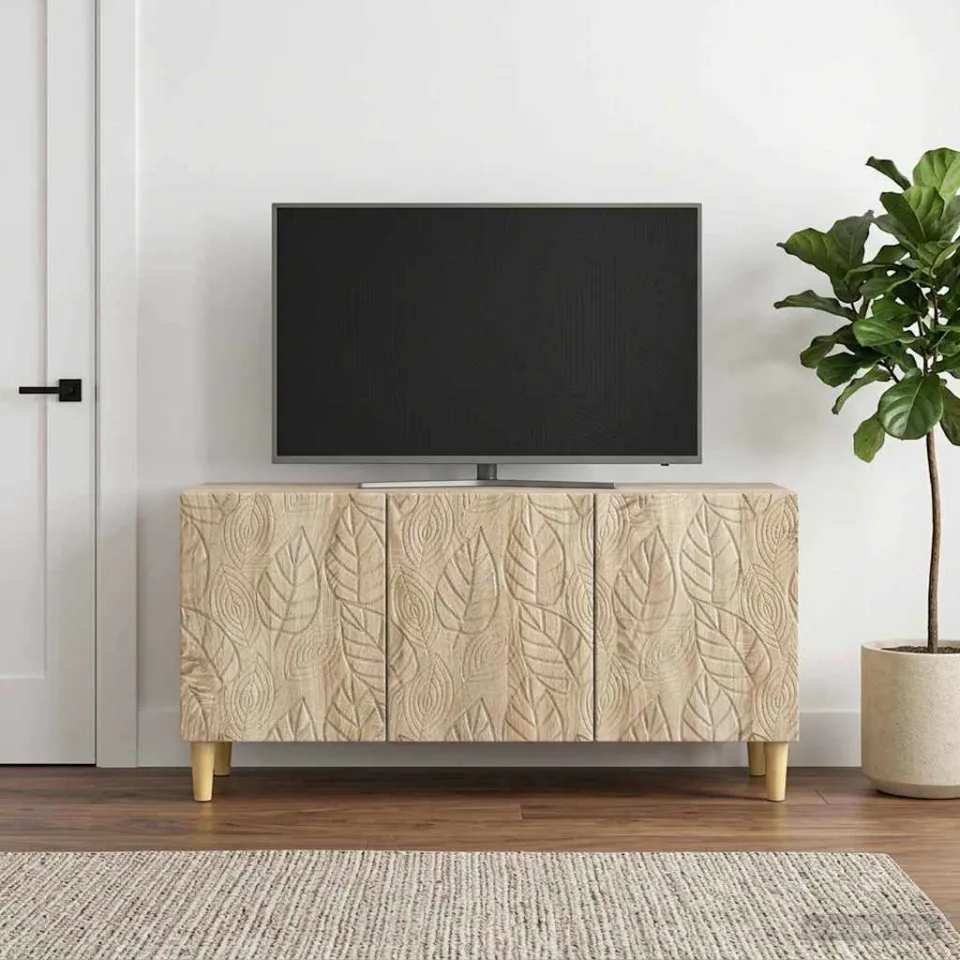 vidaXL TV-kast 99 x 34,5 x 50 cm Sonoma Eiken Bewerkt hout, foto 3