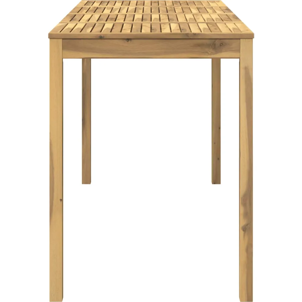 vidaXL Tuinbar Tafel LAREN Witgewassen 196 x 80,5 x 105 cm, foto 4