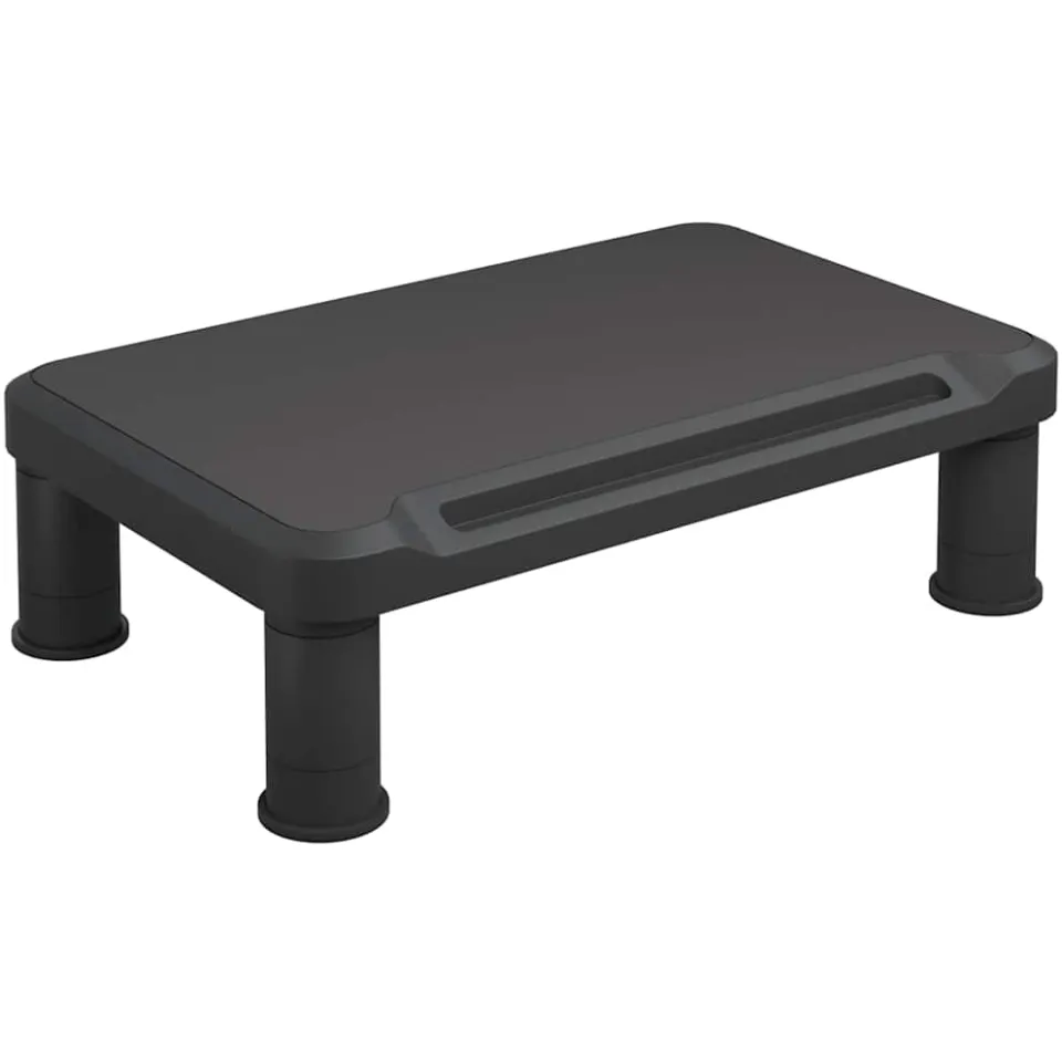 vidaXL Monitorstandaard 38x24x10,5 cm zwart, foto 3