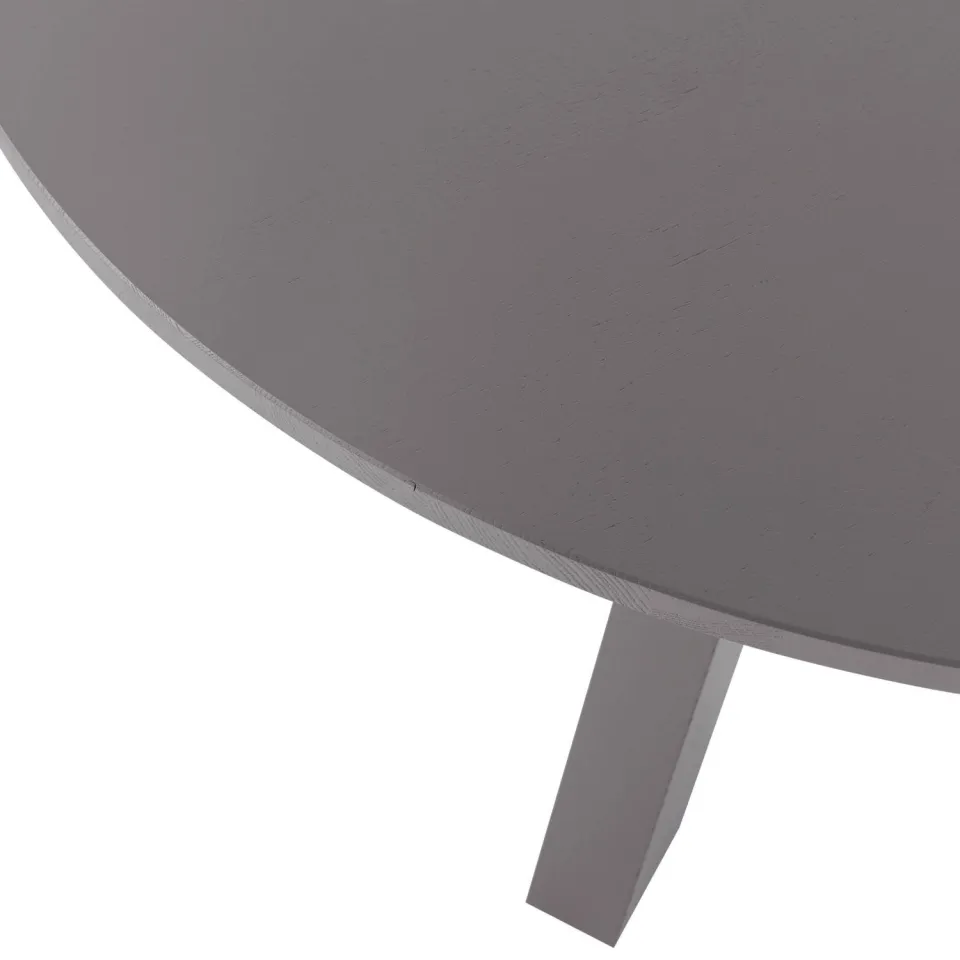 WOOOD Rhonda Eettafel Ø120 CM - Eiken - Bordeauxrood - 75x129x129, foto 4