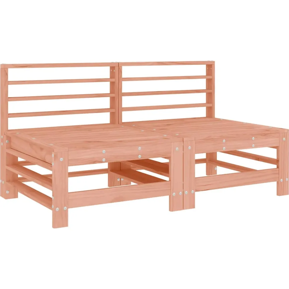vidaXL 4-delige Loungeset massief douglashout Bruin