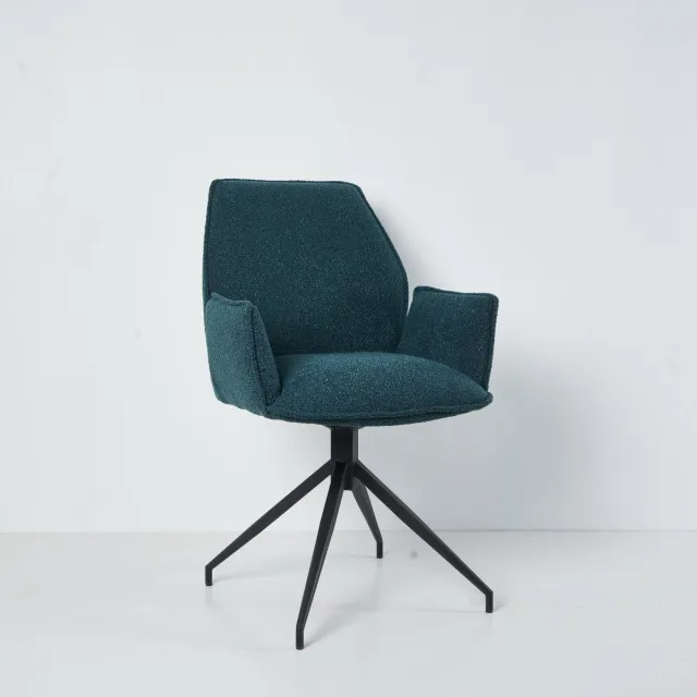 Dogs's Design Do’s Design - Eetkamerstoel Bella Smaragd groen