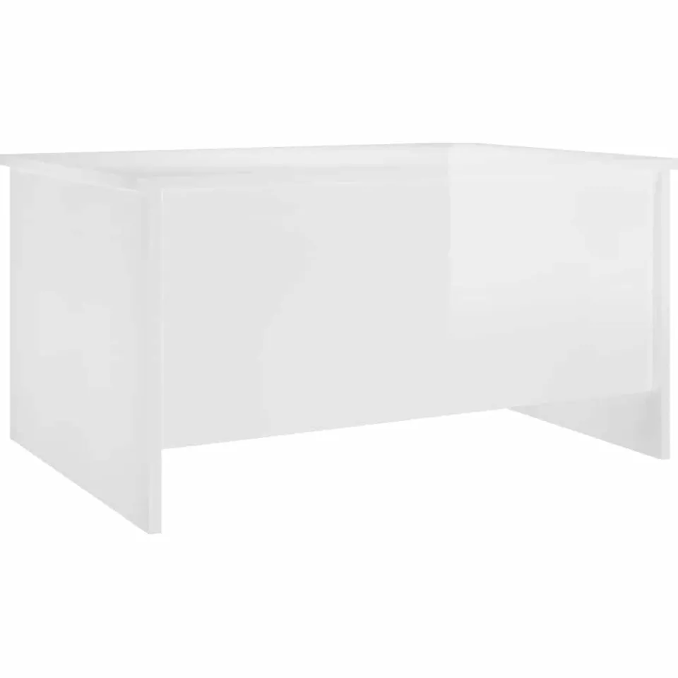 vidaXL Salontafel 80x55,5x41,5 cm bewerkt hout hoogglans wit, foto 4