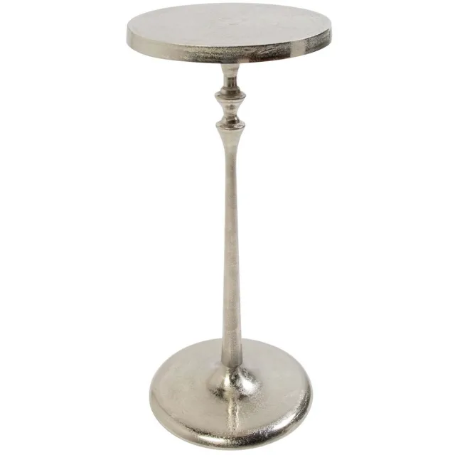 Mars & More Tafel Rond zilver h50 d22cm