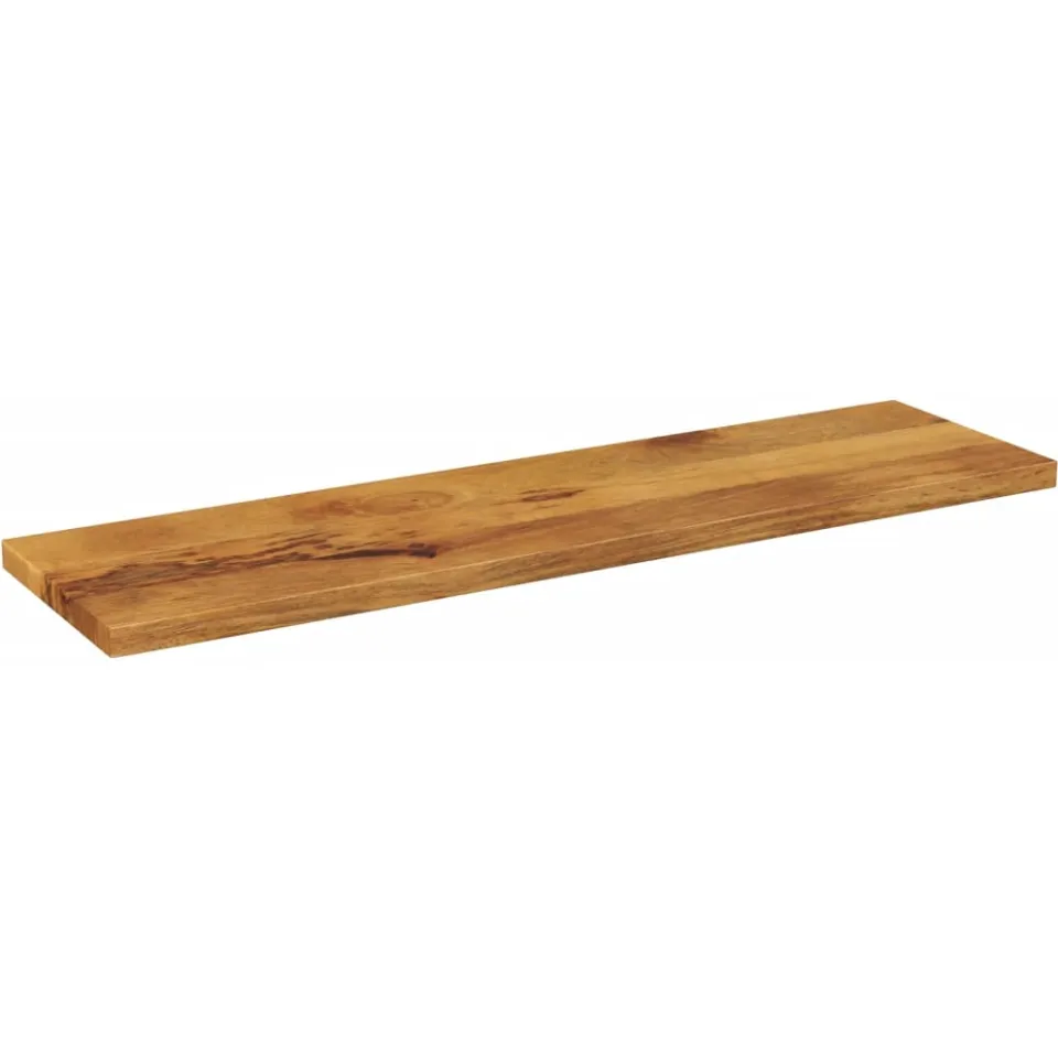 vidaXL Tafelblad rechthoekig 100x20x2,5 cm massief mangohout Bruin