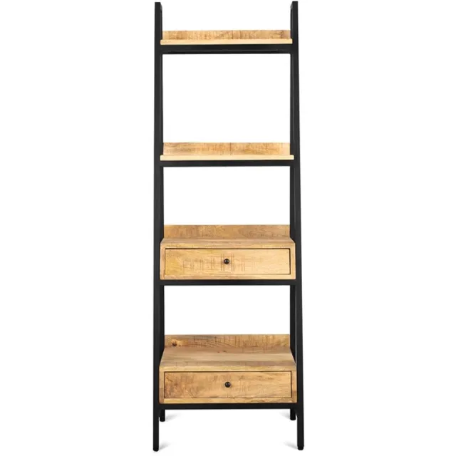 Benoa Troutman Wooden Iron 2 Drawer Cabinet 150 cm Naturel