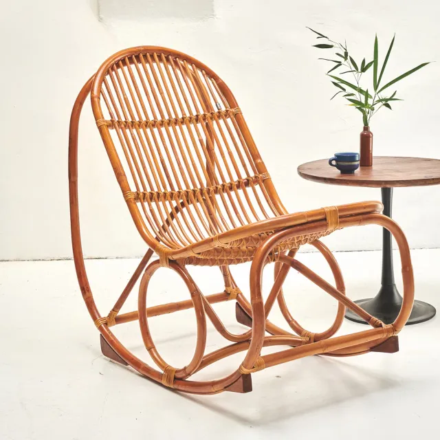 Artistiq Living Betsaida rotan schommelstoel, foto 2
