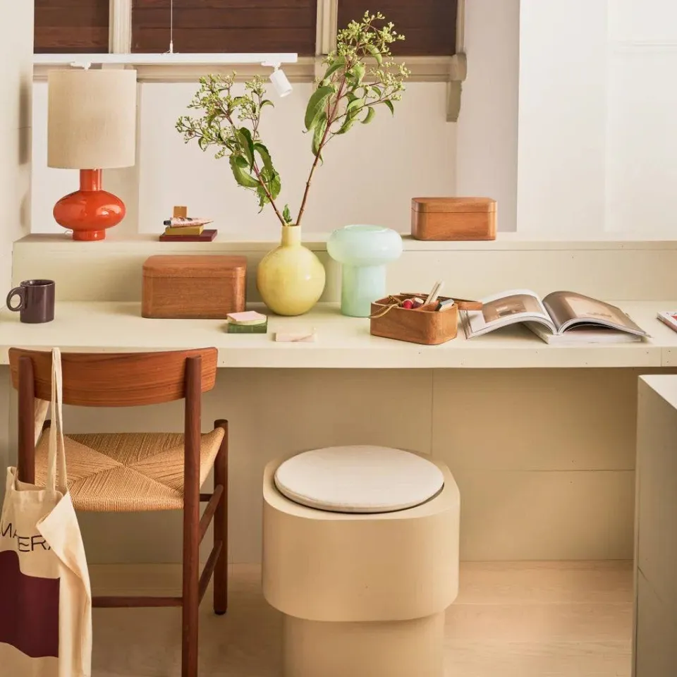 Urban Nature Culture bijzettafel Tabouret, Pale khaki, foto 3